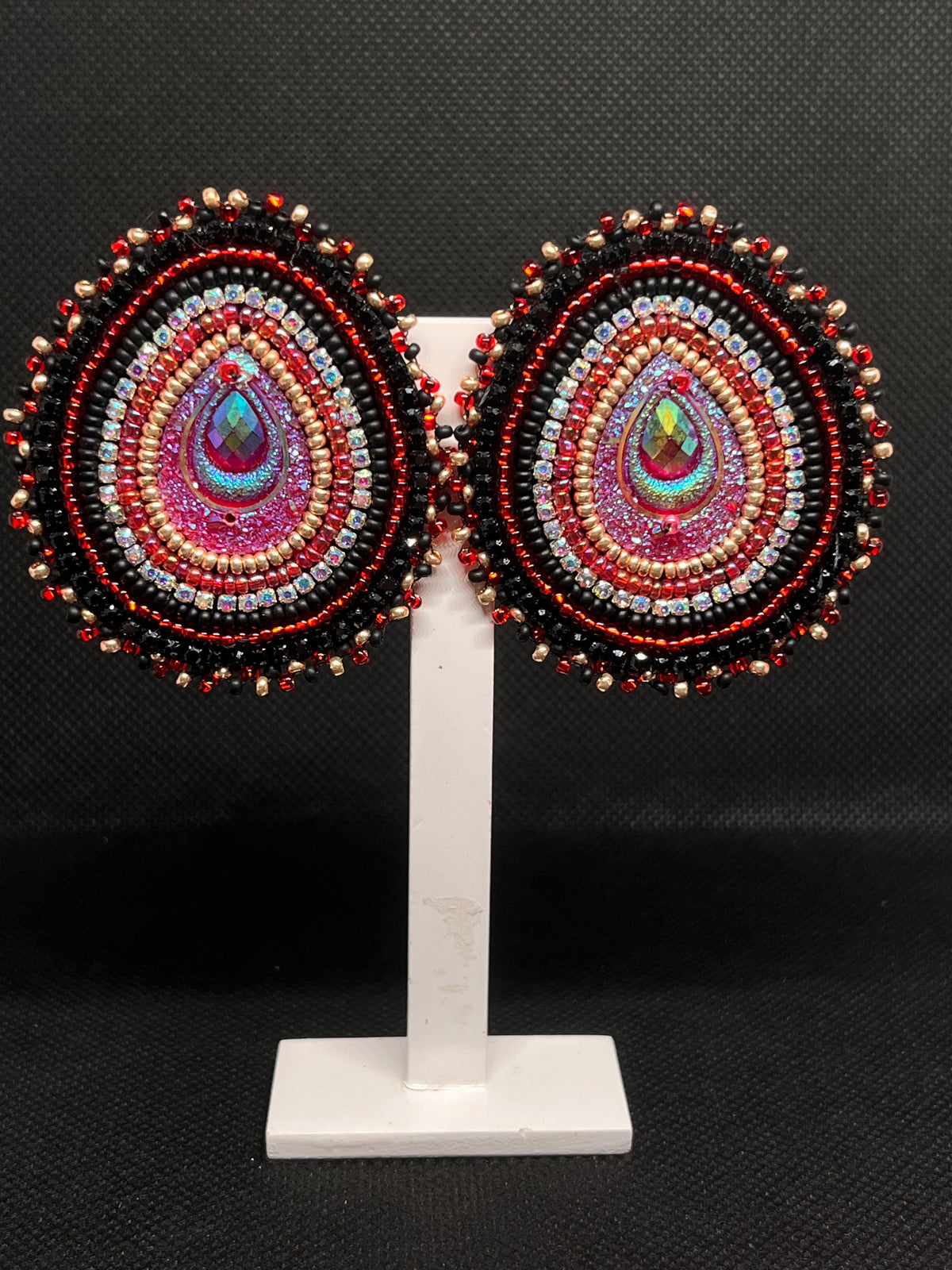 Hand Beaded Earrings