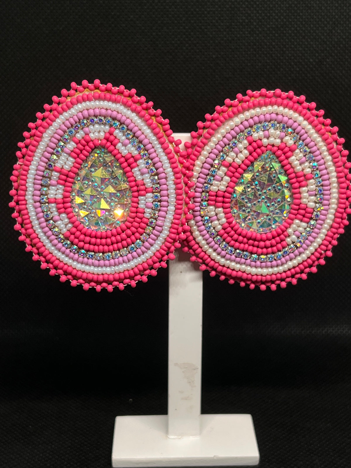 Hand Beaded Earrings