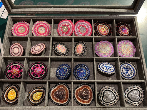 Hand Beaded Earrings