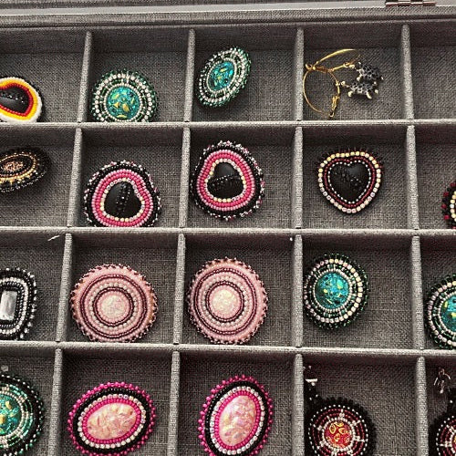 Hand Beaded Earrings